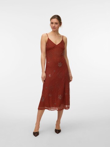 VERO MODA Dress 'VMCARA' in Brown: front