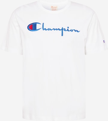 Champion Reverse Weave T-Shirt in Weiß: front