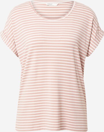 T-shirt 'MOSTER' ONLY en rose : devant