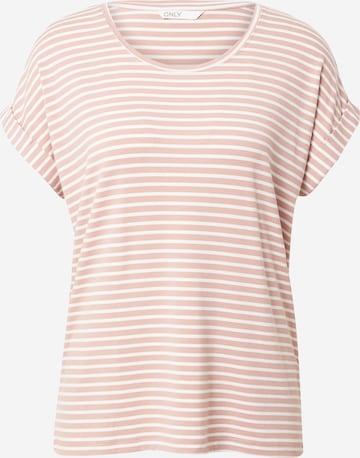 T-shirt 'MOSTER' ONLY en rose : devant