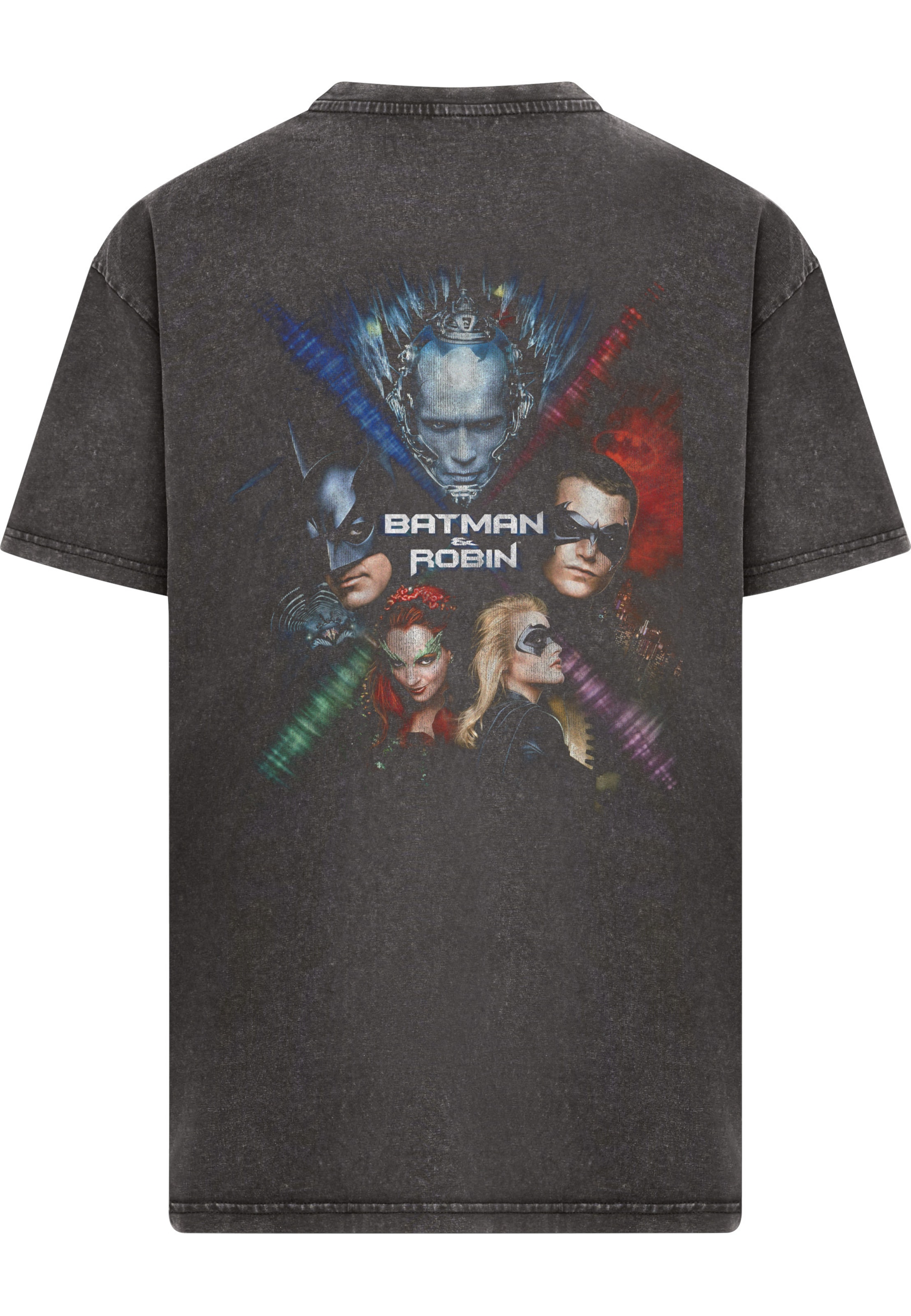 T-Shirt 'Batman & Robin' Merchcode en noir