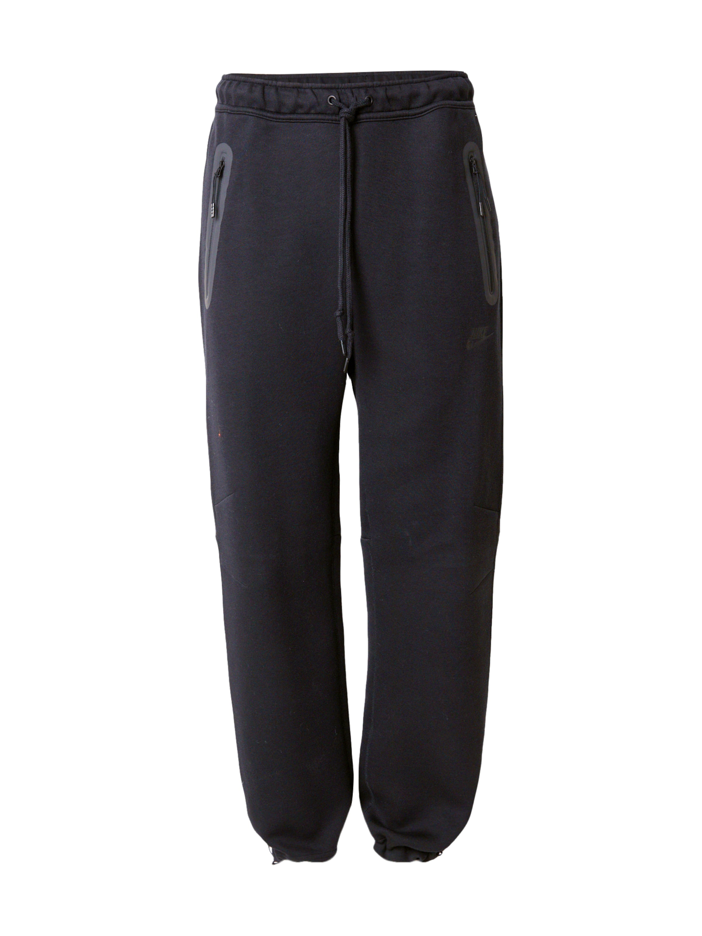 regular Pantaloni 'TECH FLEECE' di Nike Sportswear in nero: frontale