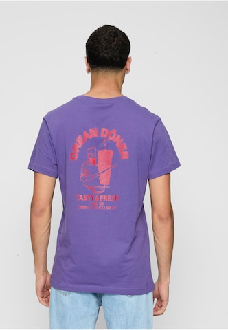 T-Shirt 'Dream Kebab' Mister Tee en violet : devant