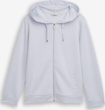 Veste de survêtement Tom Tailor Women + en bleu : devant