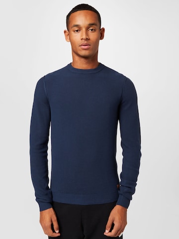 BLEND - Pullover em azul: frente