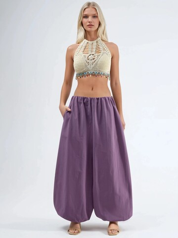 Barrel Pantalon Busem en violet