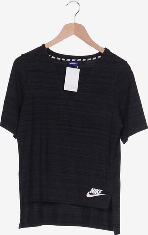 NIKE Top & Shirt in XS in Black: front