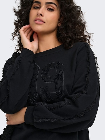 ONLY Carmakoma Sweatshirt 'CAR BEATRIX' in Zwart