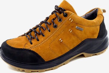 JOMOS Athletic Lace-Up Shoes in Yellow: front