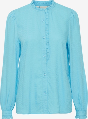 Chemisier 'Gemano' ICHI en bleu : devant