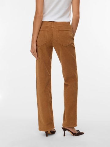 VERO MODA Wide Leg Hose 'MELISA ' in Braun