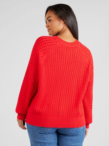 Tommy Hilfiger Curve Pullover in Rot