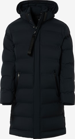 BENVENUTO Winterjacke 'CIRO', Model ist 185 cm groß und trägt Größe 50 in Blau: Vorderseite