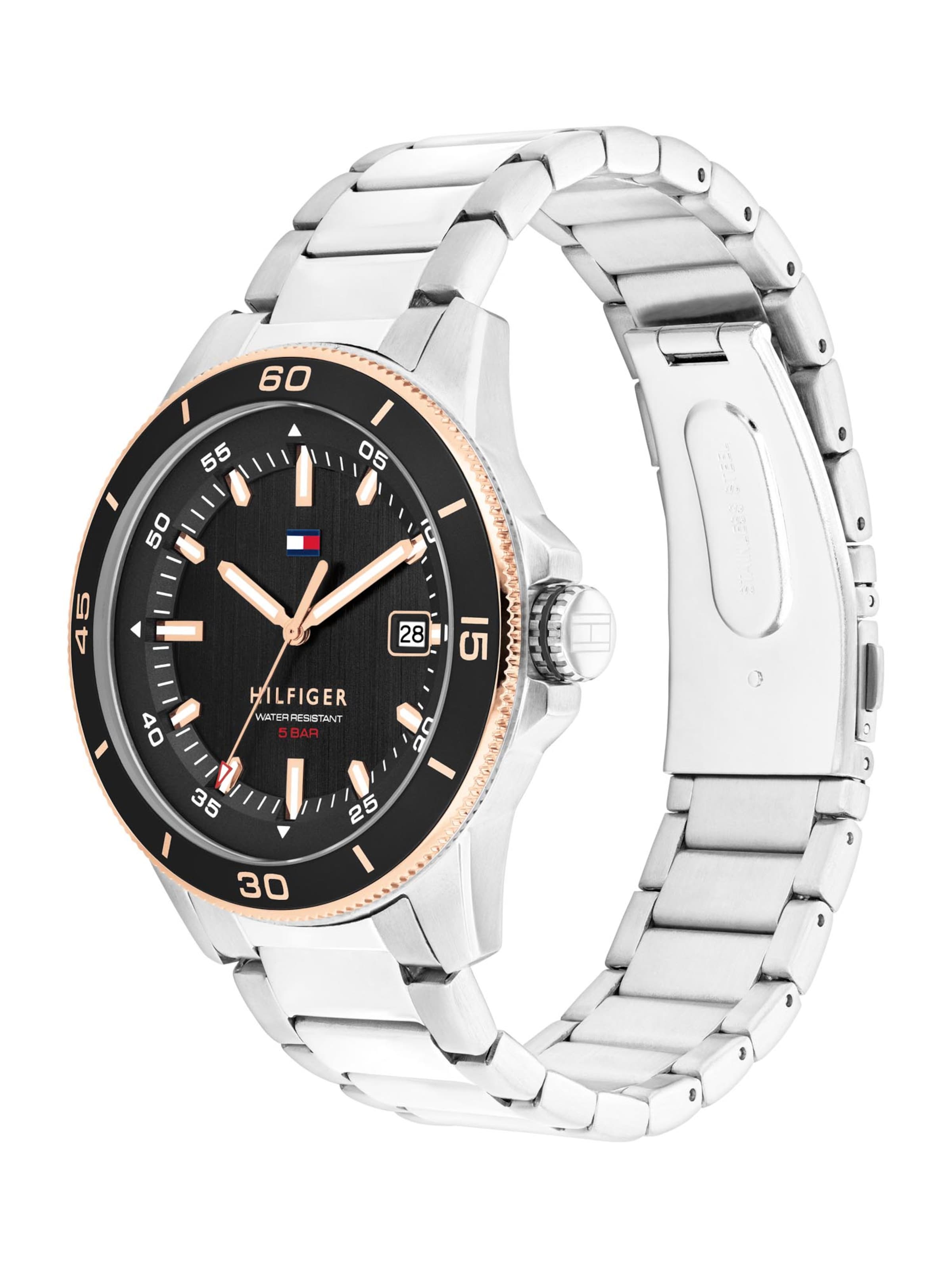 TOMMY HILFIGER Analóg órák 'REMY' - ezüst: elől