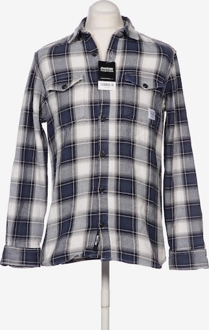 Only & Sons Button Up Shirt in L in Blue: front