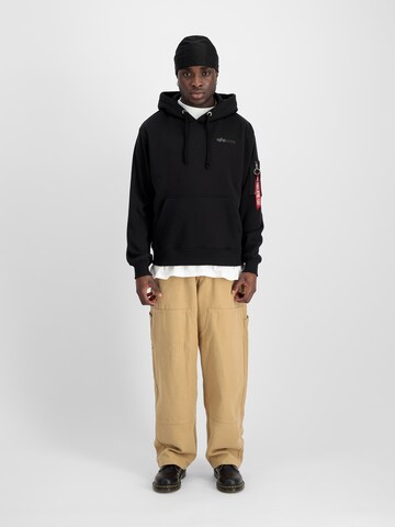 ALPHA INDUSTRIES Суичър в черно