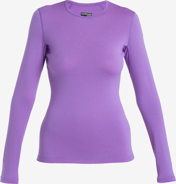 ICEBREAKER - Camiseta térmica en lila: frente
