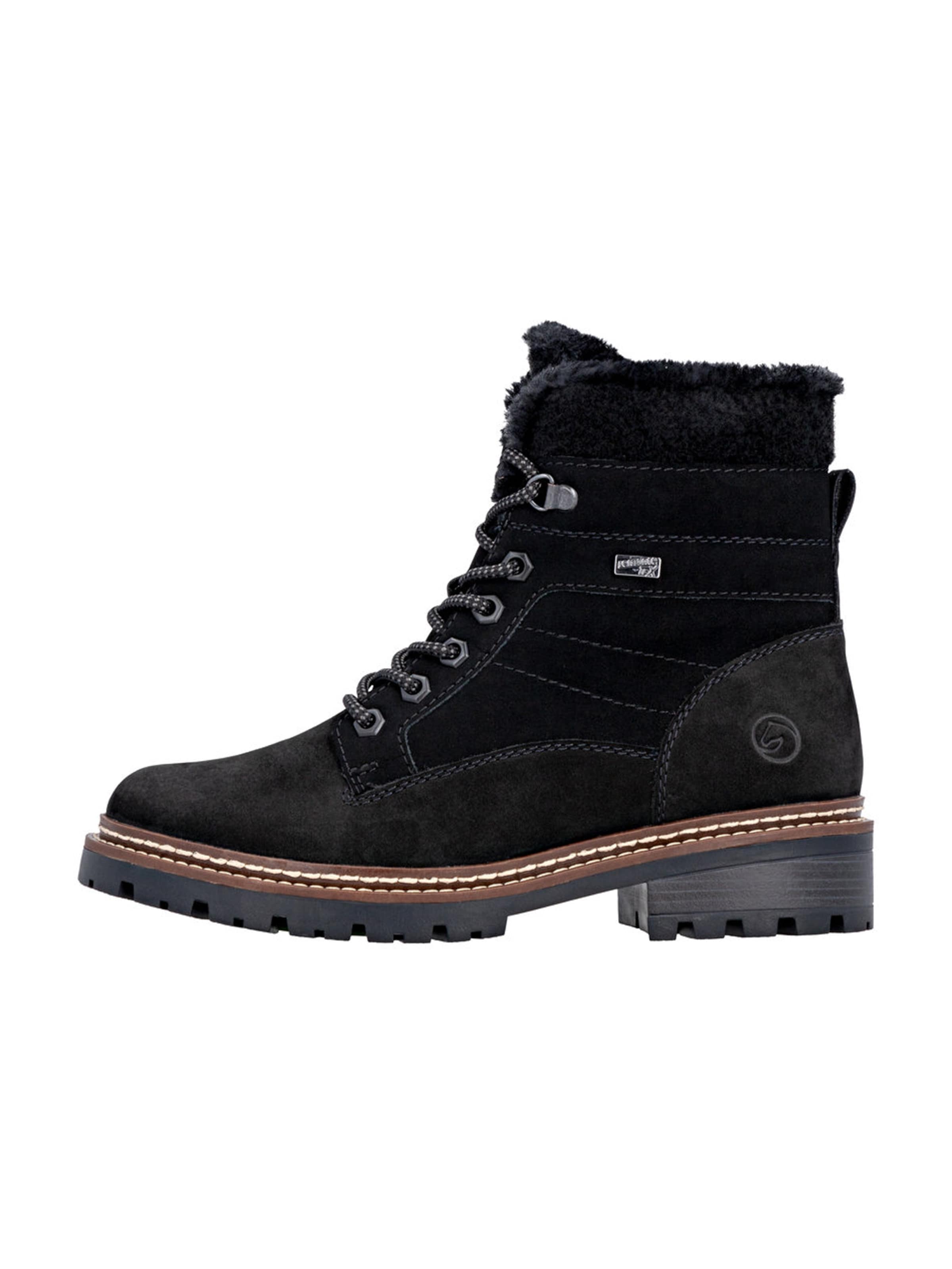 REMONTE Lace-up boot in Black