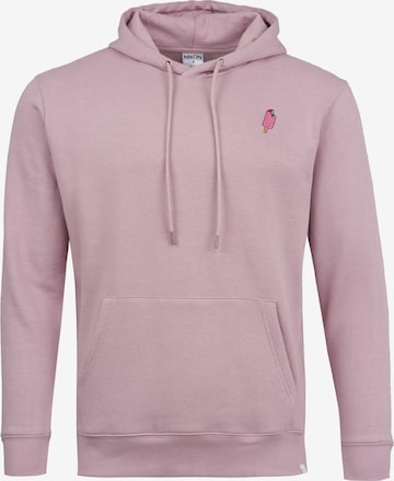 Sweat-shirt Mikon en rose : devant