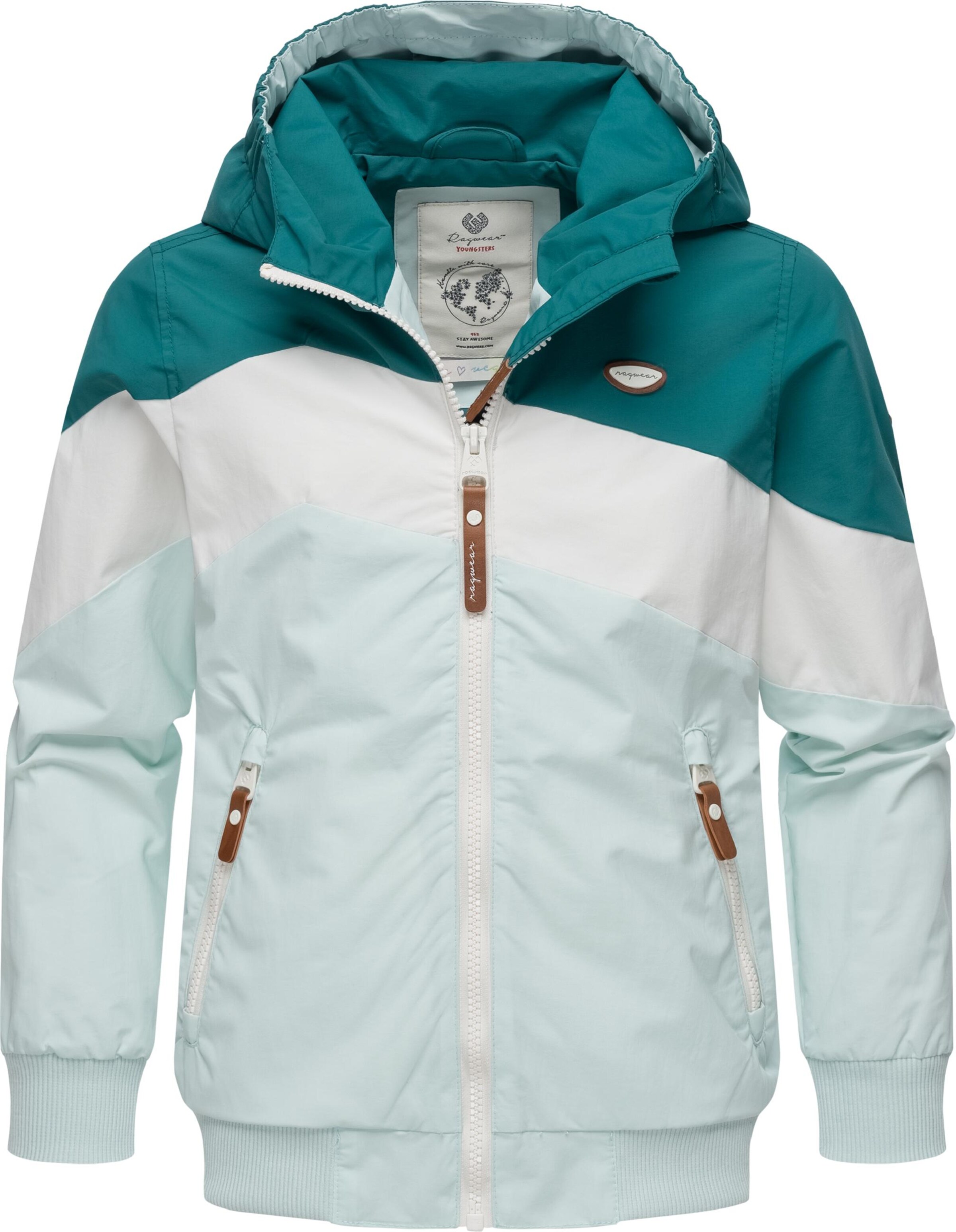 Giacca per outdoor 'Kristla' di Ragwear in verde: frontale