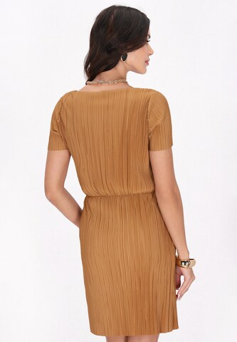 faina Dress in Brown