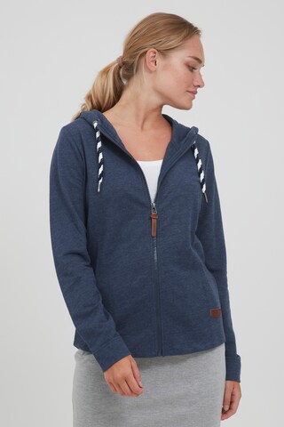 Oxmo Sweatvest 'WANDA' in Blauw: voorkant