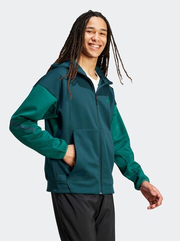 ADIDAS SPORTSWEAR Спортивная кофта 'Z.N.E.' в Зеленый: спереди