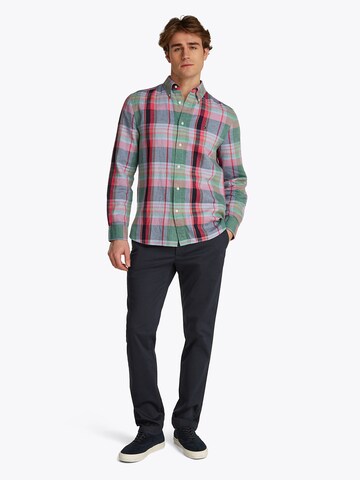 Regular fit Cămașă 'MADRAS' de la TOMMY HILFIGER pe verde