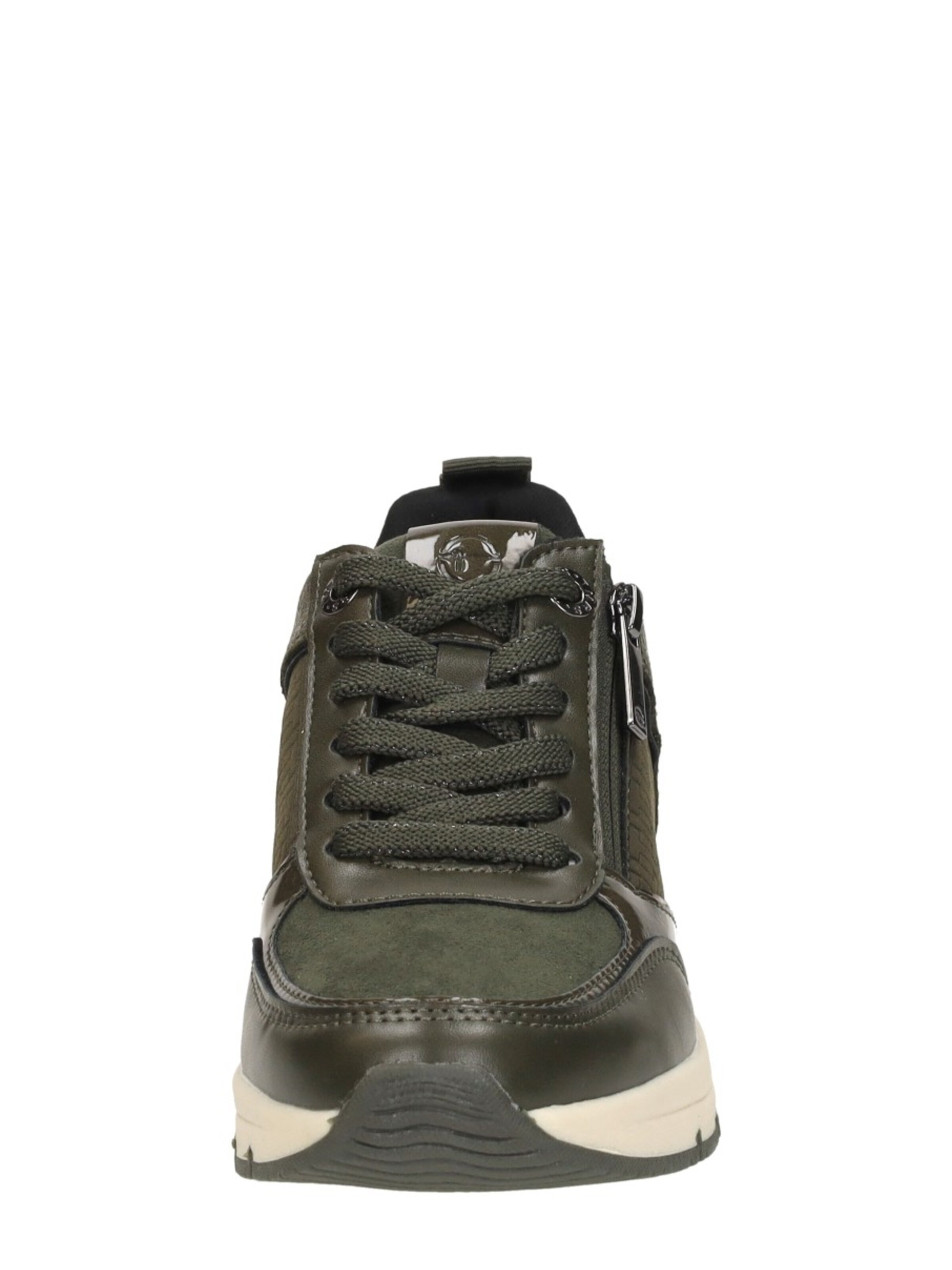 Baskets basses 'Laag' Tamaris en vert
