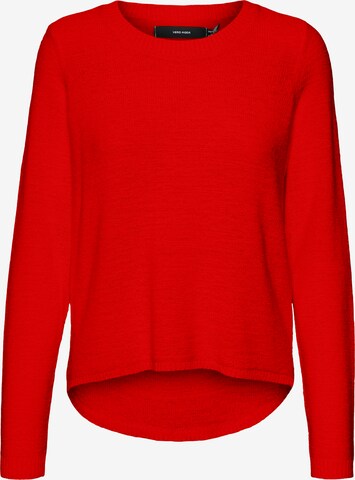 VERO MODA Trui 'VMNUEVOCHARITY' in Rood: voorkant