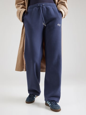 Abercrombie & Fitch Normalny krój Spodnie w kolorze niebieski: przód