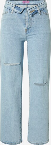 Edikted Wide leg Jeans 'Raquel' in Blue: front