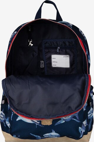 Pick & Pack Rucksack 'Shark' in Blau