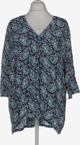 Emilia Lay Blouse & Tunic in 7XL in Blue: front