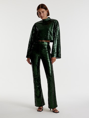 Flared Pantaloni 'Zelinda' di EDITED in verde