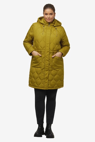 Ulla Popken Winter Coat in Green