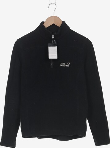 JACK WOLFSKIN Sweatshirt & Zip-Up Hoodie in M in Black: front
