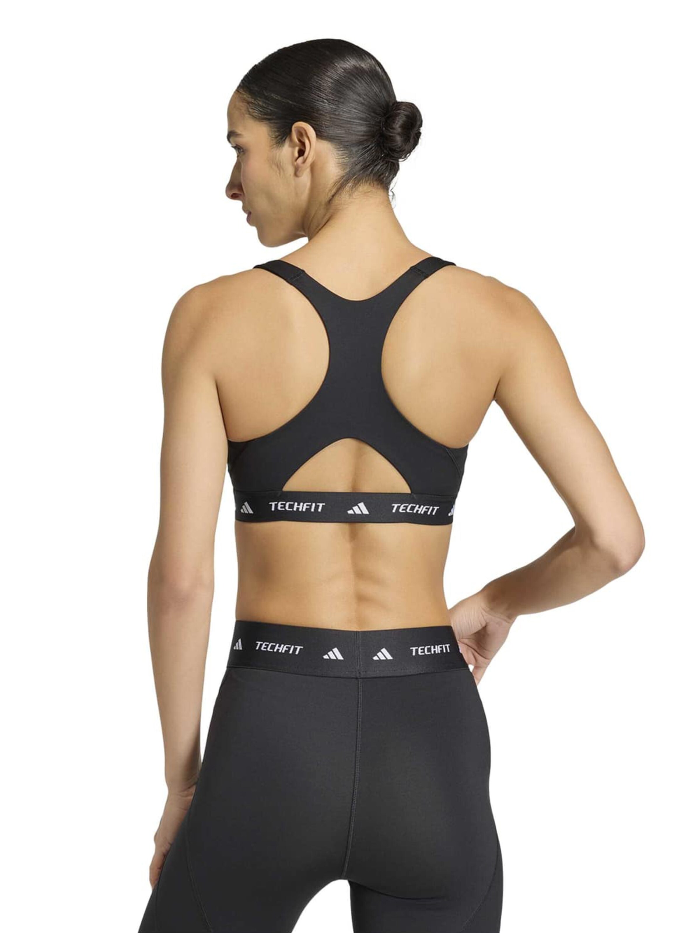 ADIDAS PERFORMANCE Bustier Sport-BH in Schwarz