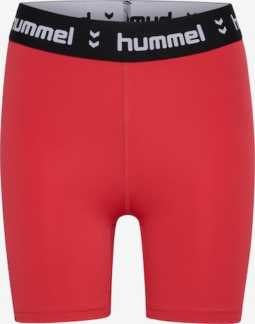 Hummel Workout Pants in Red: front