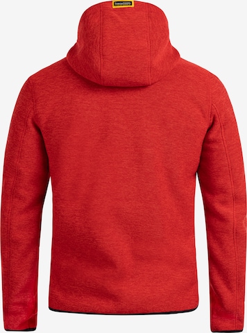 Schmuddelwedda Fleece jas 'Philon' in Rood