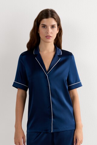 INTIMISSIMI Schlafshirt in Blau: Vorderseite