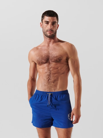 Karl Lagerfeld Zwemshorts 'Ikonik' in Blauw