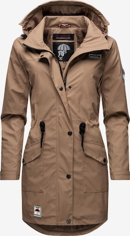 NAVAHOO Between-seasons coat 'Deike' in Beige: front