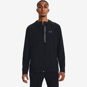 UNDER ARMOUR Sportjacke in Schwarz: predná strana