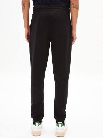 ARMEDANGELS Tapered Pants 'Aadan' in Black