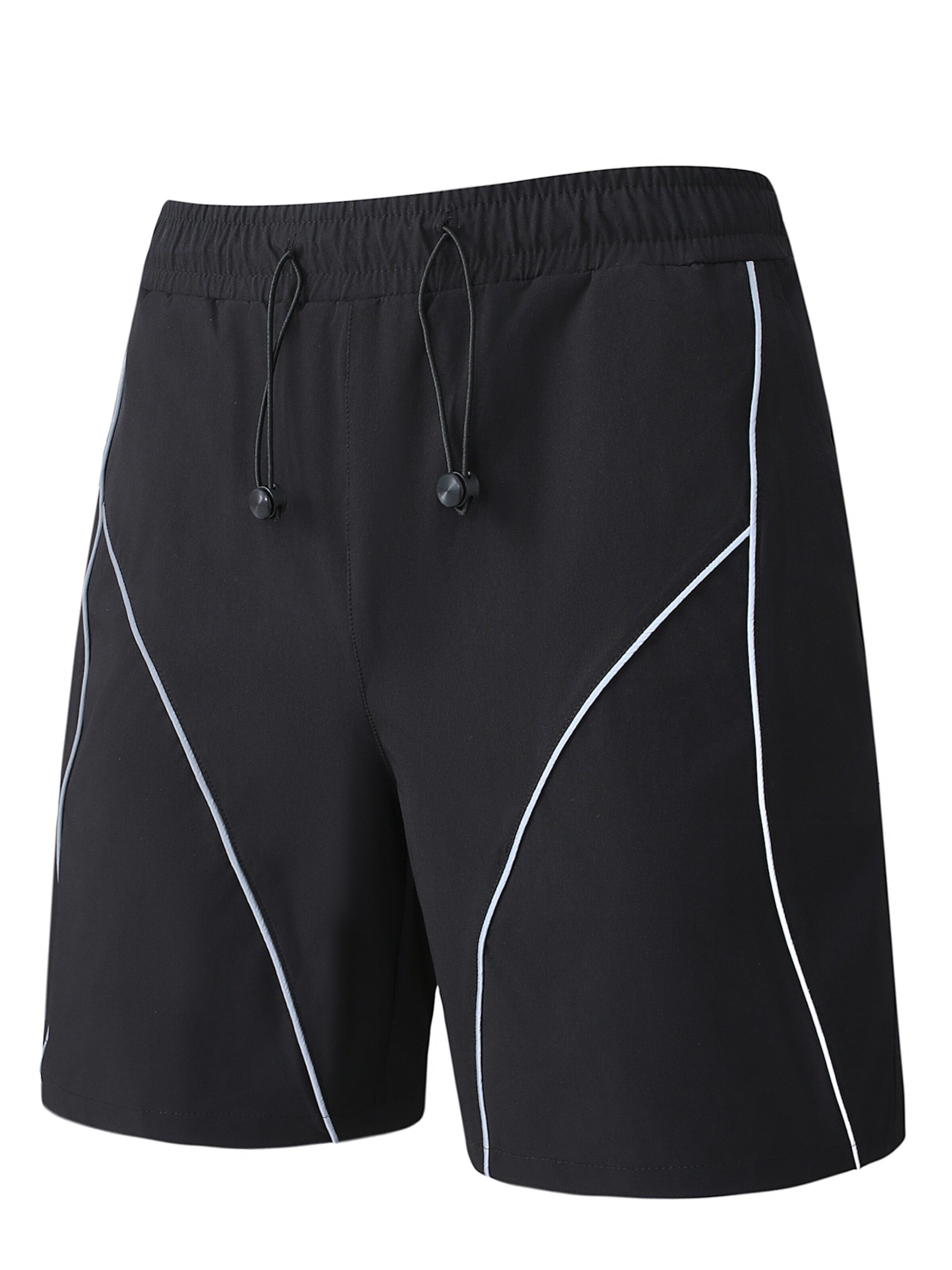 YOUTHUP Loose fit Workout Pants 'Leuchtfeuer' in Black