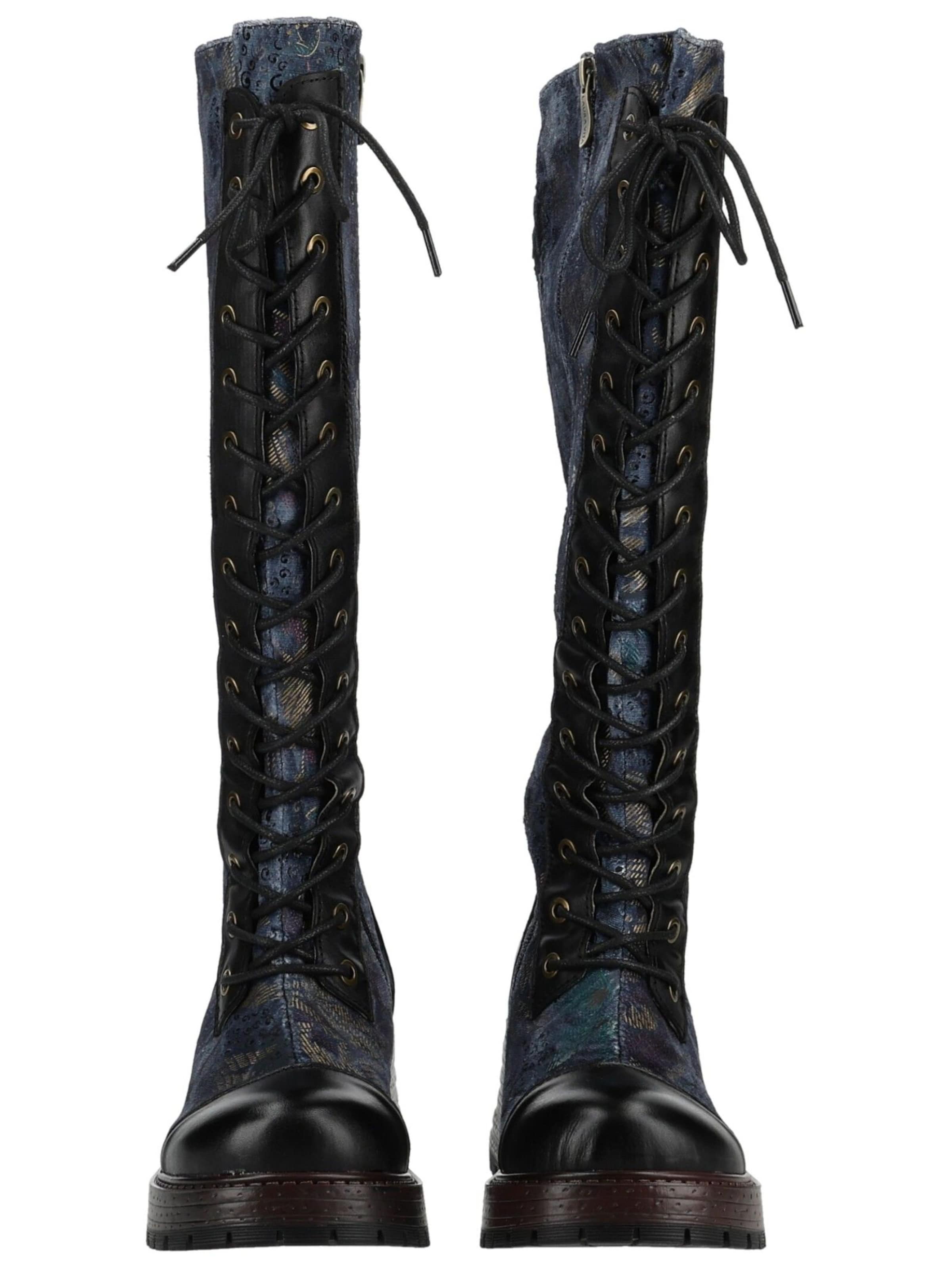 Bottes à lacets Laura Vita en bleu