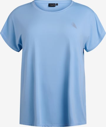 Active by Zizzi Функциональная футболка 'Abasic' в Синий: спереди