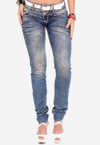 CIPO & BAXX Regular Jeans in Blauw: voorkant