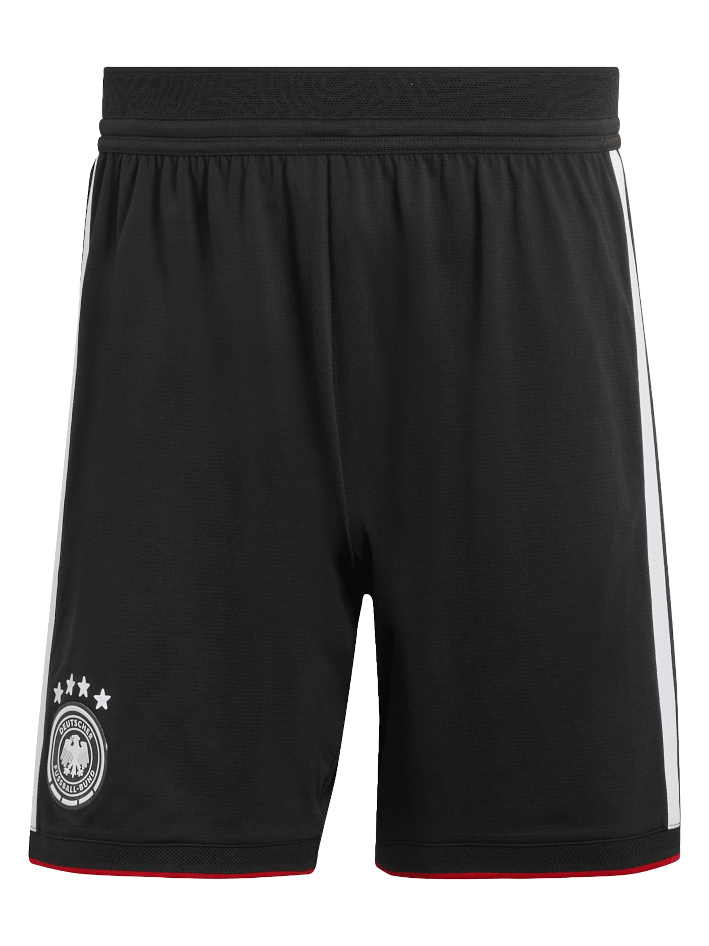ADIDAS PERFORMANCE Loose fit Workout Pants 'Deutschland 26 Authentic' in Black: front